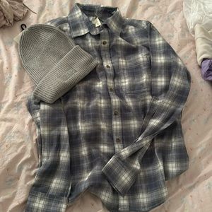 Aeropostale Flannel and Hat